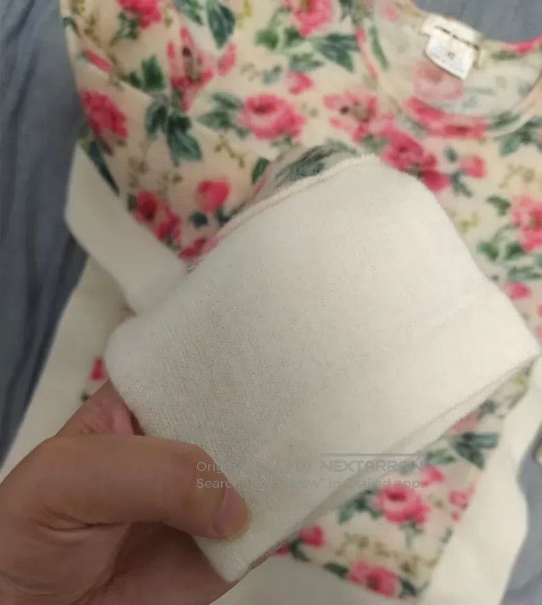 Comme des Garcons Comme Des Garcons Rose flower wool sweater Size XS / US 0-2 / IT 36-38 - 7 Thumbnail