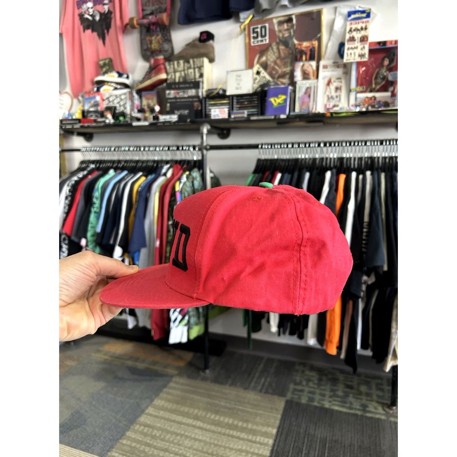 Diamond Supply Co. Diamond Supply Co. Hat Cap Red DMND Embroidered Logo SnapBack Skate Streetwear Mens Size ONE SIZE - 7 Thumbnail