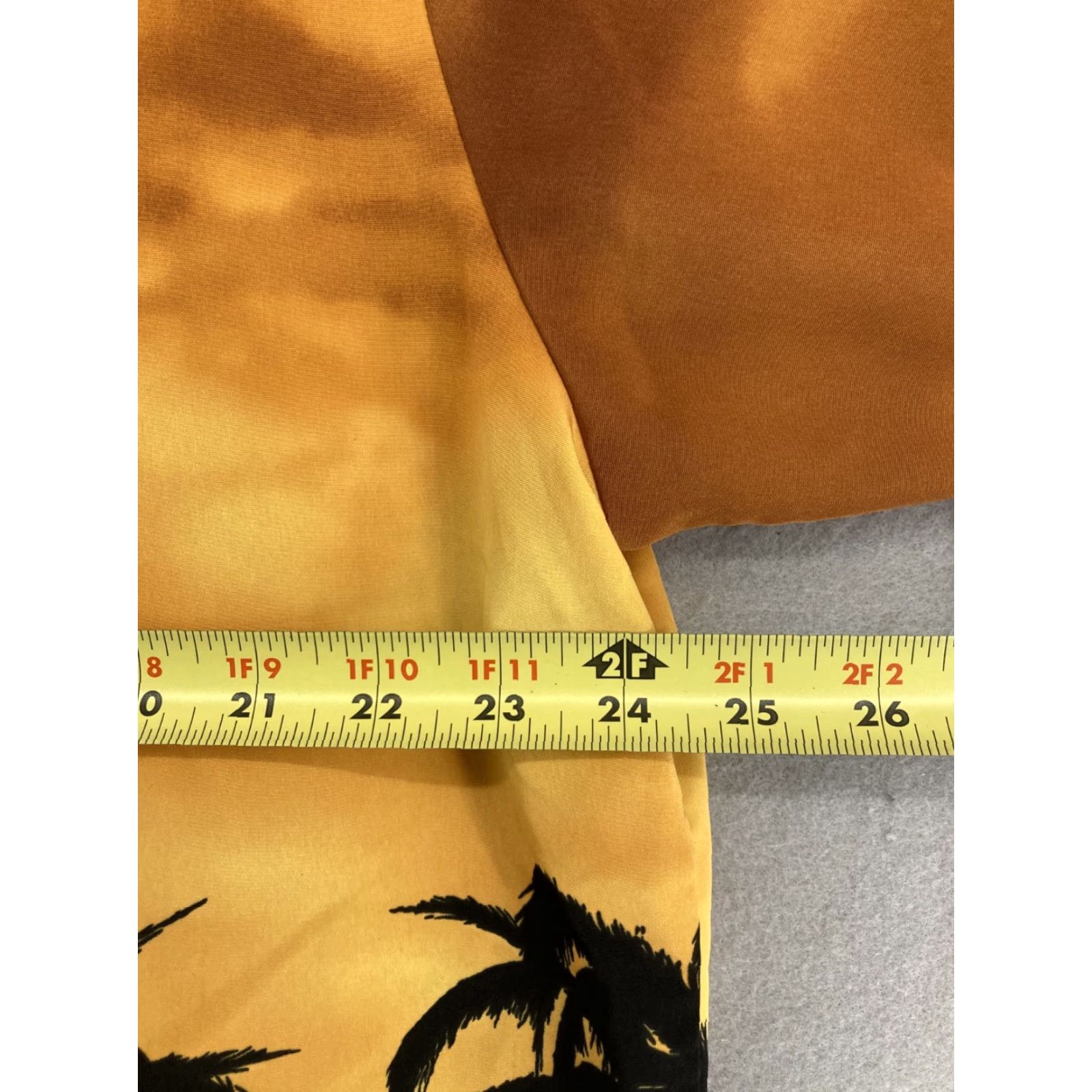 Vintage Pineapple Connection Pineapple Connection Mens L Orange Sunset Palm Trees Hawaiian Shirt Button-Up Short Sleeve Collared Beach Sunset 90s Theme Men’s? Size US L / EU 52-54 / 3 - 4 Thumbnail
