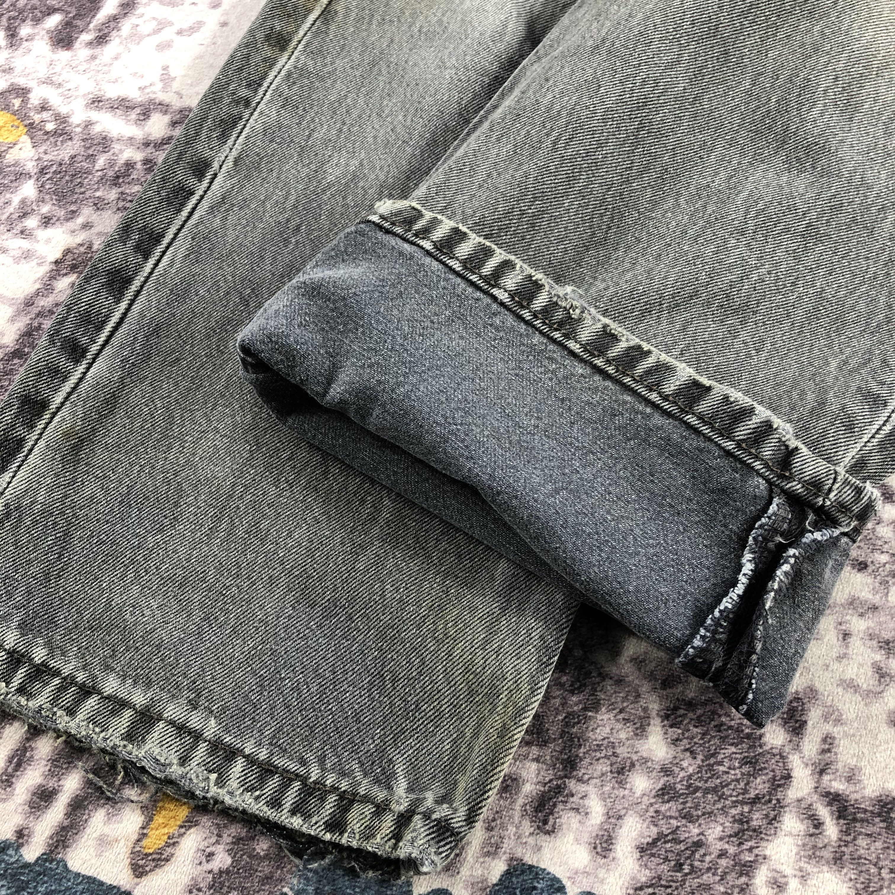 Levi's Vintage 90s Levis 501 Faded Black Jeans-JM2500 Size US 35 - 7 Thumbnail