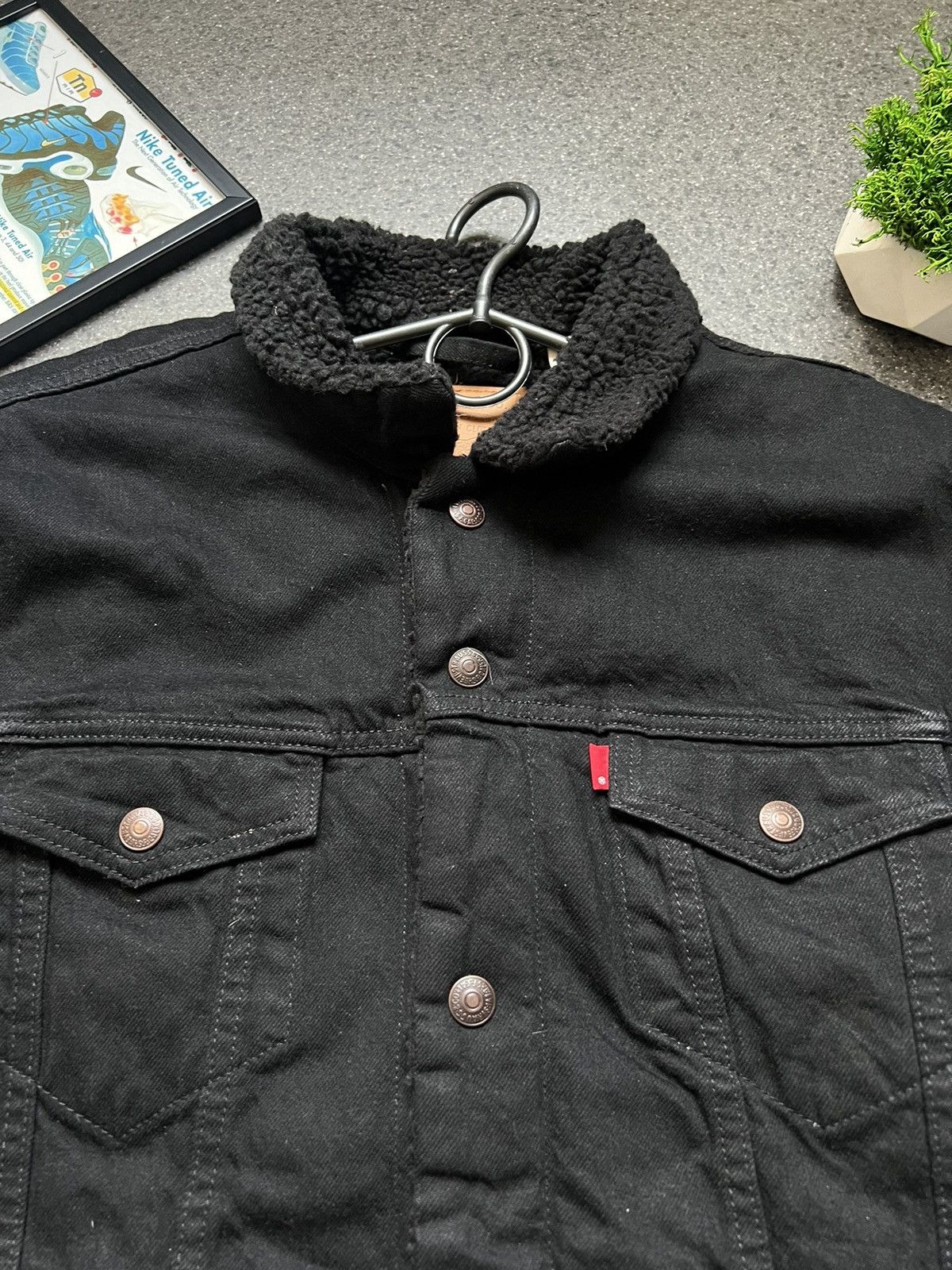 Levi's Levi's Large Men's Denim Sherpa Lined Trucker Jean Jacket Size US L / EU 52-54 / 3 - 5 Thumbnail