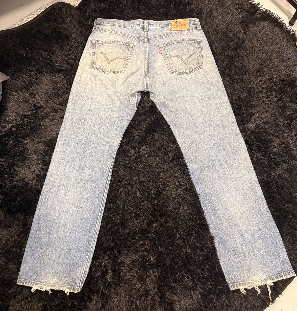 Levi's Vintage Clothing Vintage Levi 501’s Light Washed (34Wx32L) Size US 32 / EU 48 - 2 Thumbnail