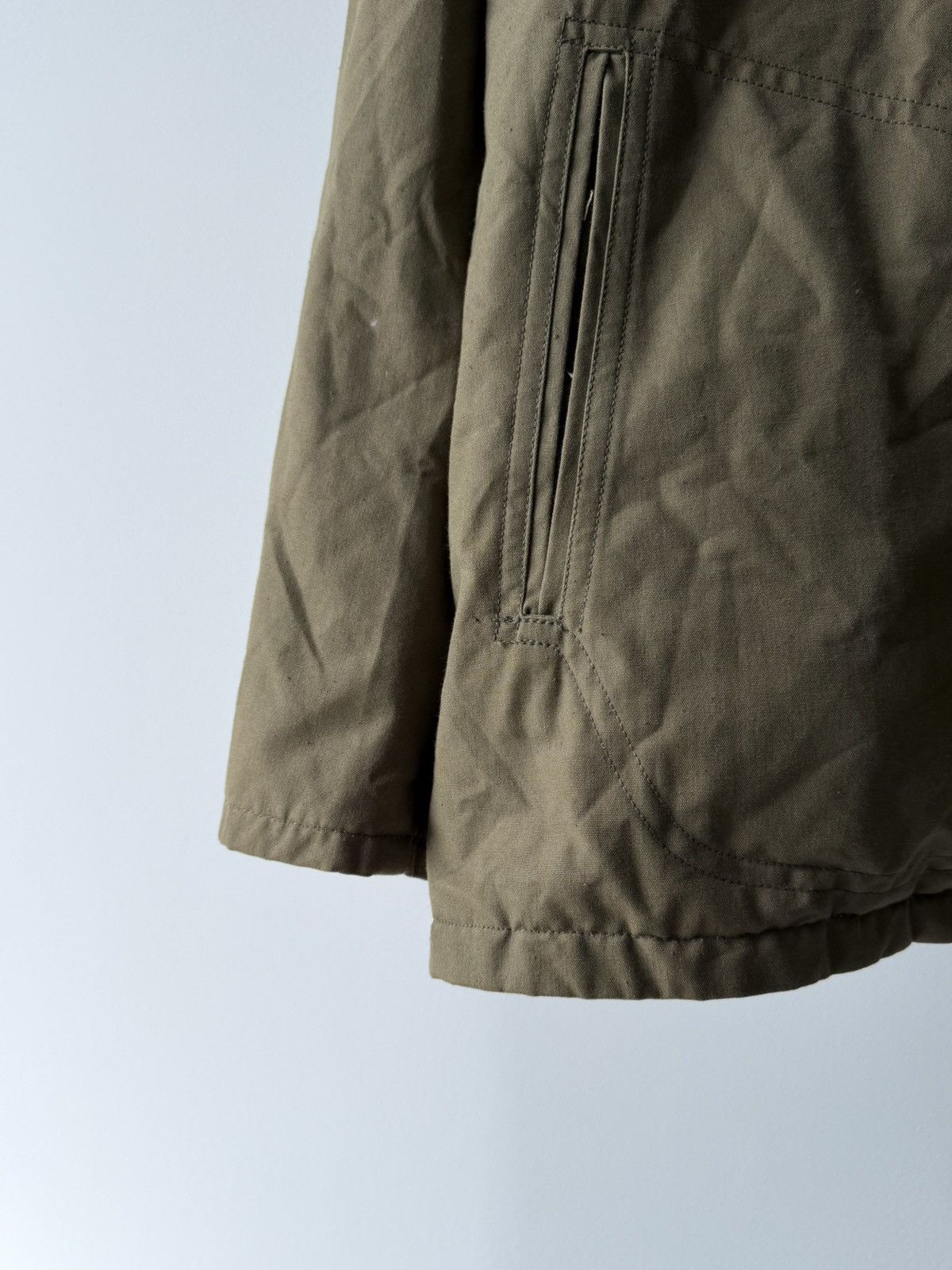 Le Laboureur Vintage 70s French Workwear Chore Work Jacket Size US L / EU 52-54 / 3 - 4 Thumbnail