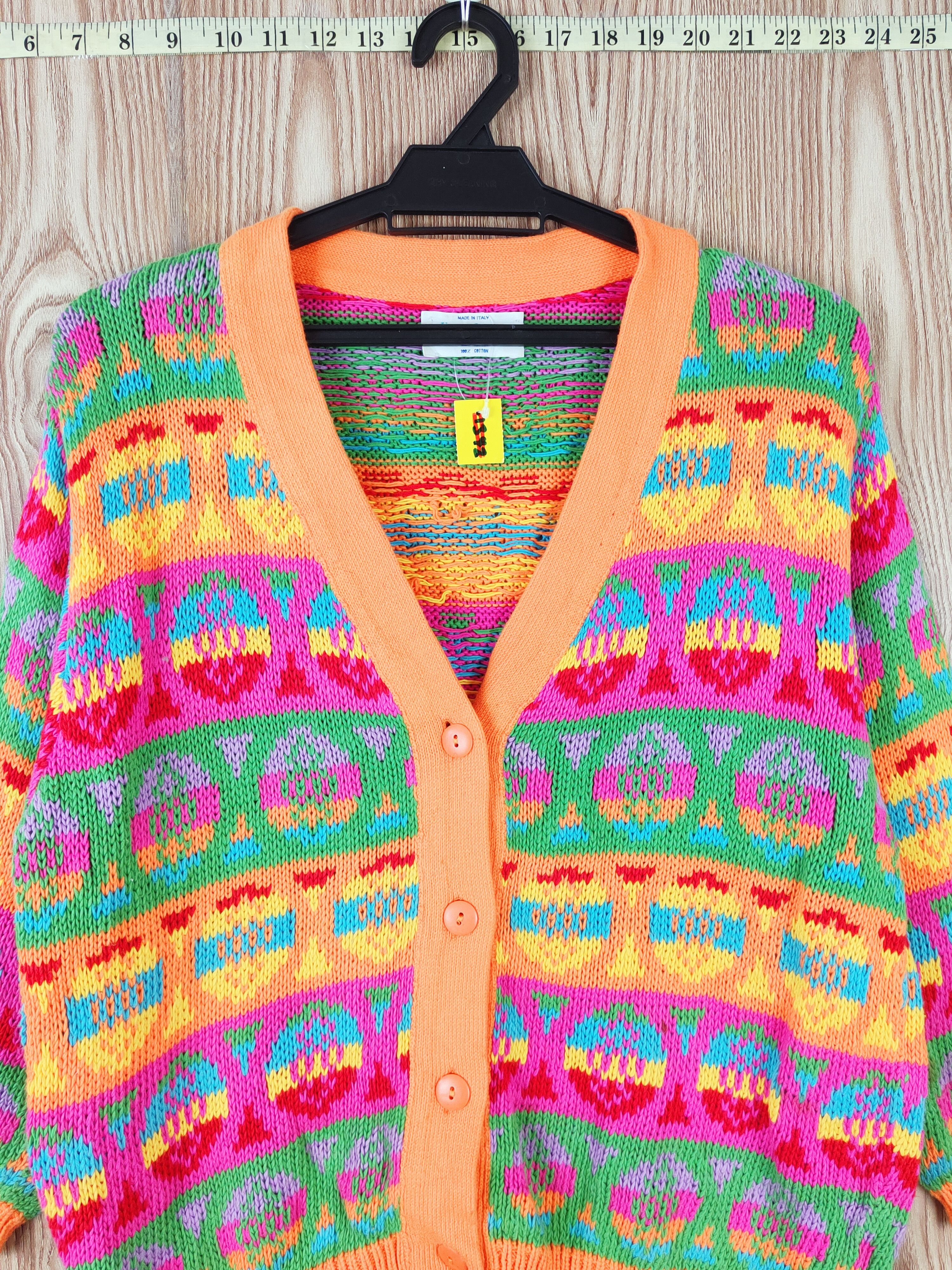United Colors Of Benetton D United Colors of Benetton Orange Knitwear Cardigans #W670 Size US S / EU 44-46 / 1 - 2 Thumbnail