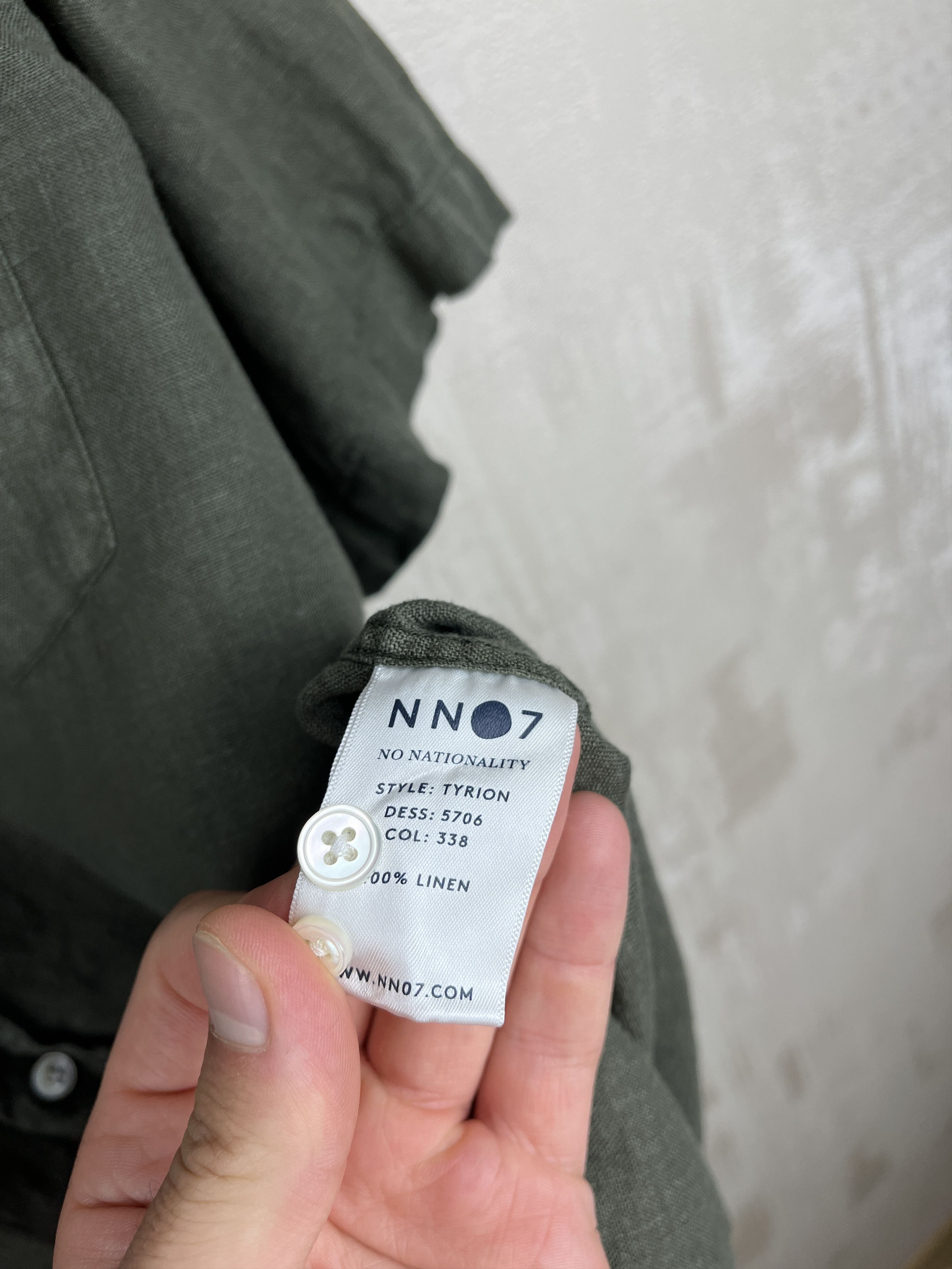 NN07 No Nationality NN07 Linen Short Sleeve Shirt Size US M / EU 48-50 / 2 - 9 Thumbnail