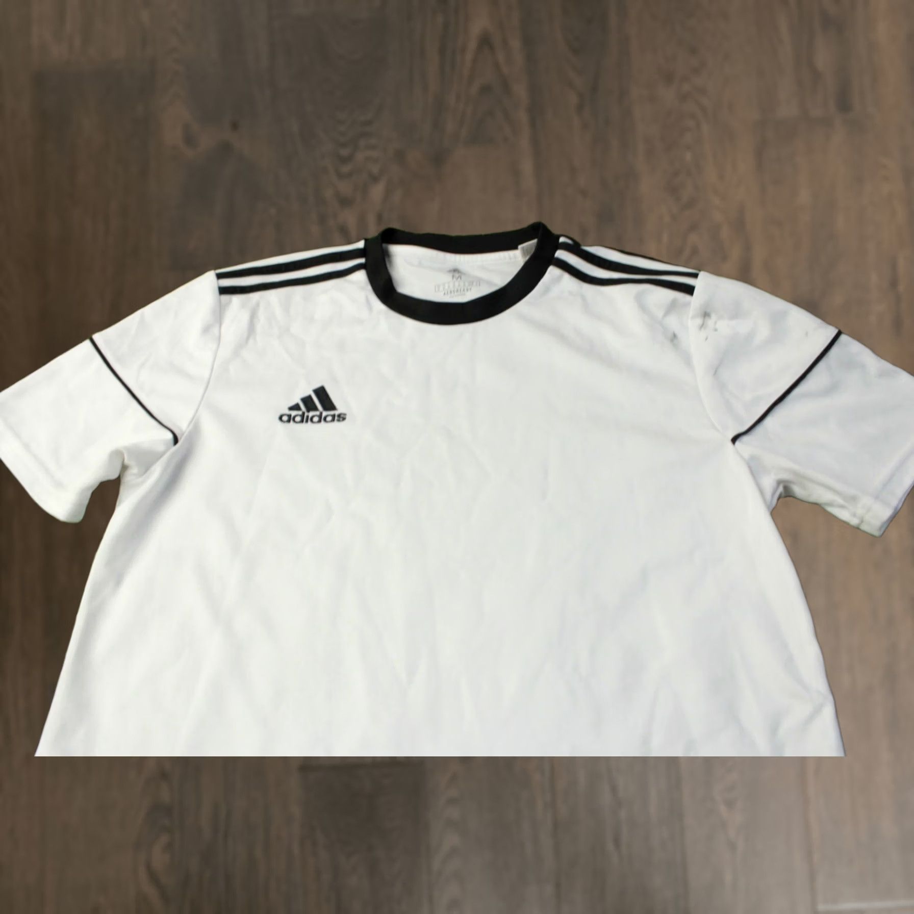 Adidas ADIDAS PERFORMANCE SQUADRA FOOTBALL SHIRT JERSEY L Mens White and Black 2020 Adidas Squadra Football Shirt Jersey L Size US L / EU 52-54 / 3 - 1 Thumbnail