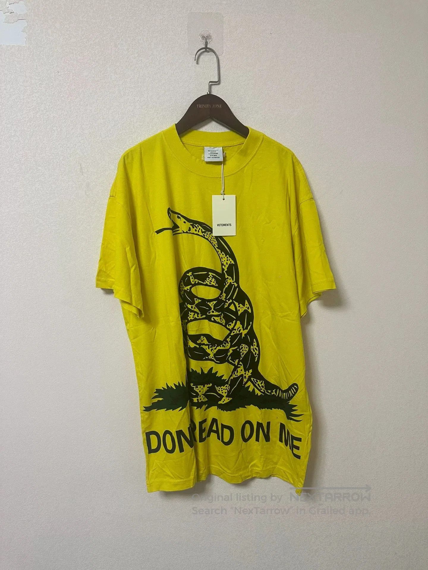 Vetements vetements snake short sleeve t. Size US XS / EU 42 / 0 - 1 Thumbnail