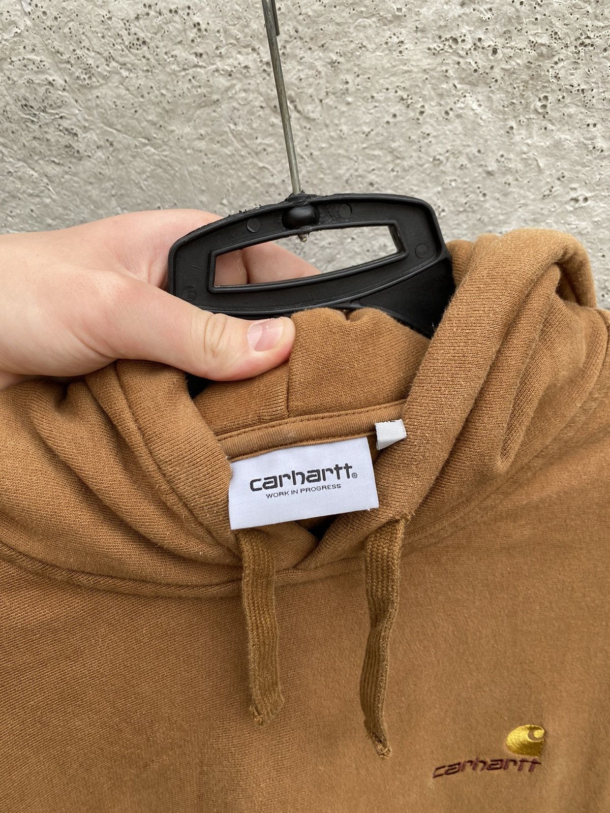Carhartt × Vintage Vintage Carhartt Y2K brown oversized embroidered logo hoodie Size US XL / EU 56 / 4 - 4 Thumbnail