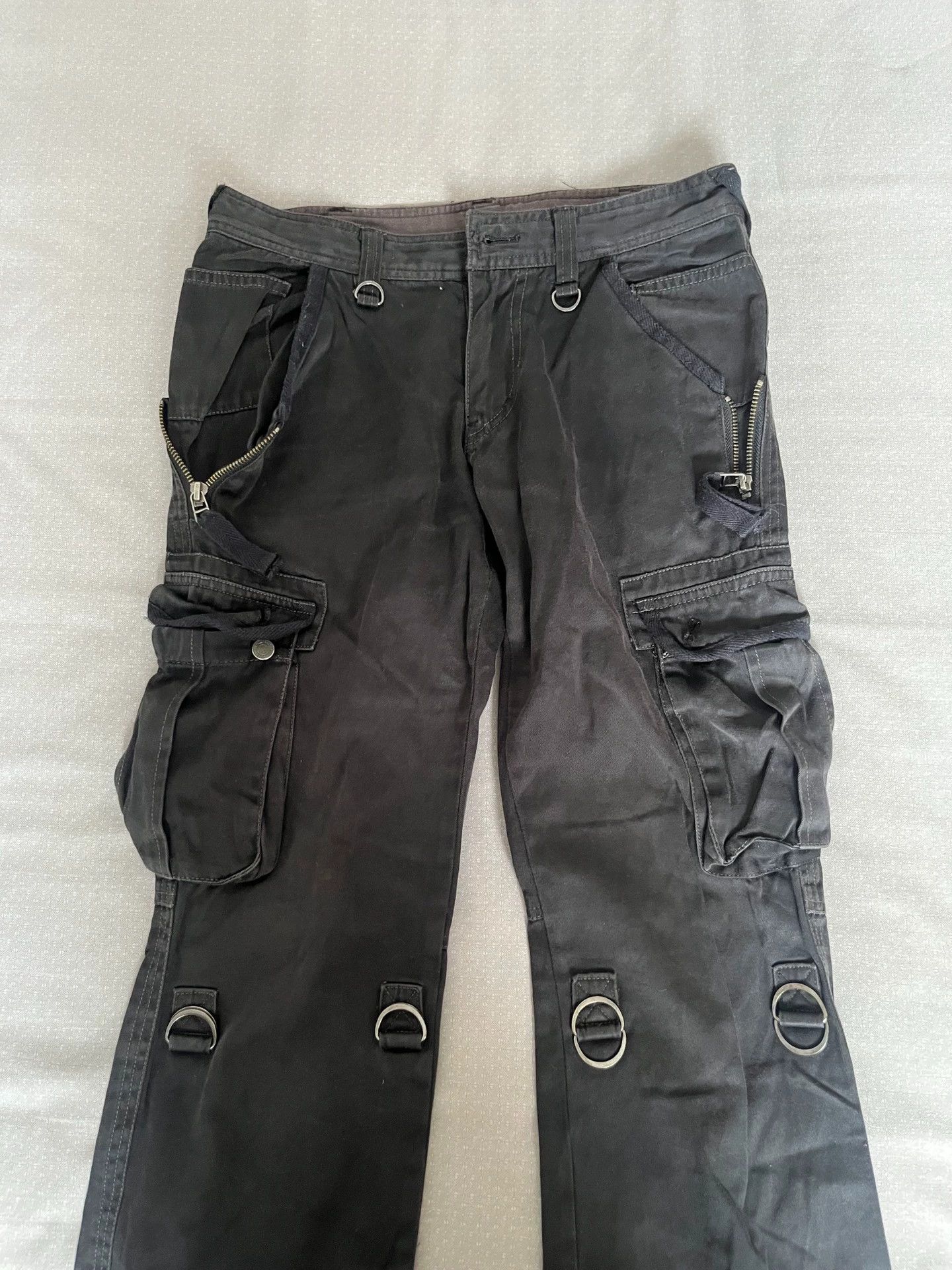 Tornado Mart Tornado Mart Vintage 3D Pocket Knee Strap Loops Work Pants Size US 29 - 4 Thumbnail