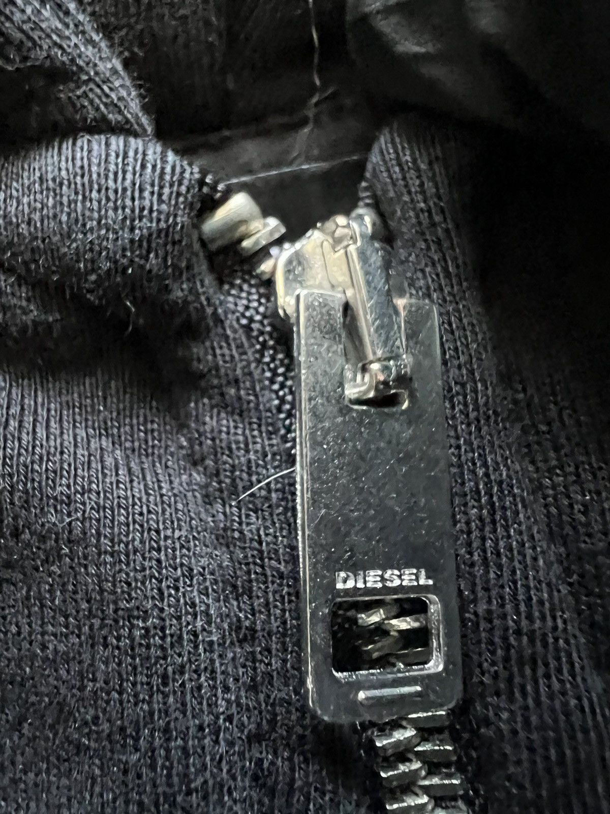 Diesel Vintage Diesel Big Ligo Zip Up Hoodie Black Size US M / EU 48-50 / 2 - 6 Thumbnail