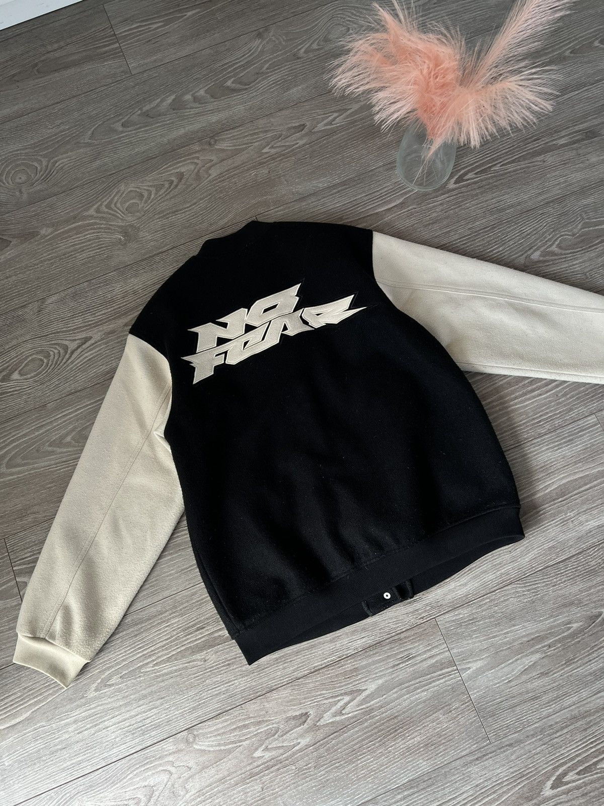 Designer × H&M × No Fear ‼️Teddy Fleece No Fear x H&M Big Logo Avant garde Bomber ‼️ Size US M / EU 48-50 / 2 - 17 Thumbnail