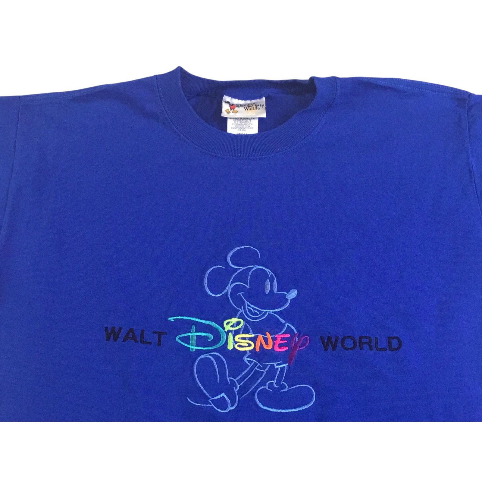 Disney Mickey Mouse Walt Disney World T-Shirt Blue Size Small Size S / US 4 / IT 40 - 2 Thumbnail