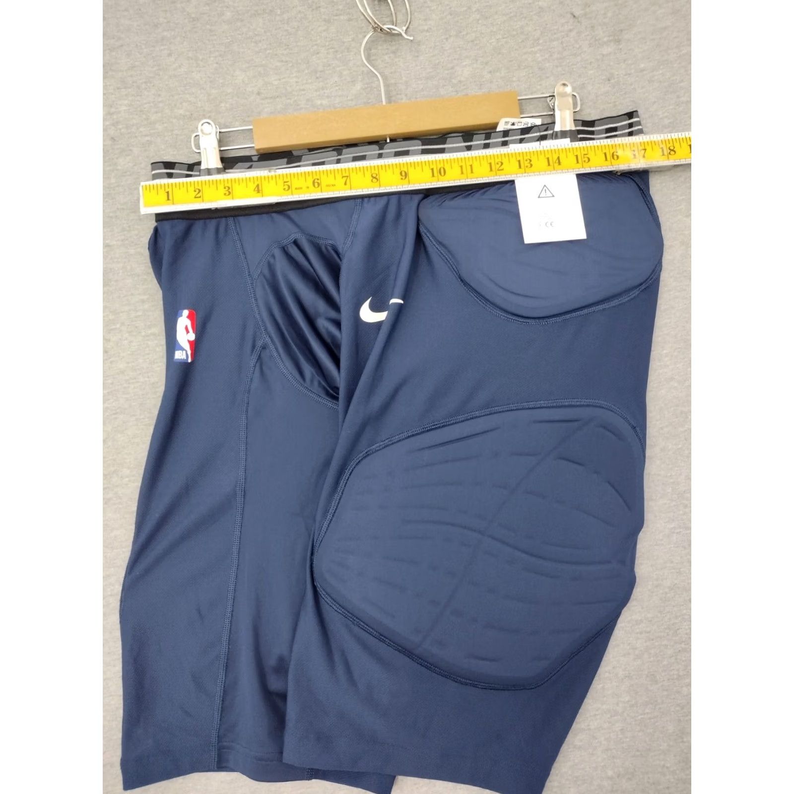 Nike Nike Pro Hyperstrong NBA Padded Compression Shorts Blue 4XL Men Athletic Basketball Pro Activewear Compression Pants 34 in 11 in Inseam Size US 39 - 3 Thumbnail