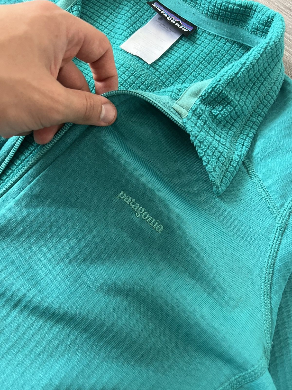 Patagonia Patagonia Polartec Gorpcore Knit Logo USA Fleece Zip Sweater Size L / US 10 / IT 46 - 8 Thumbnail