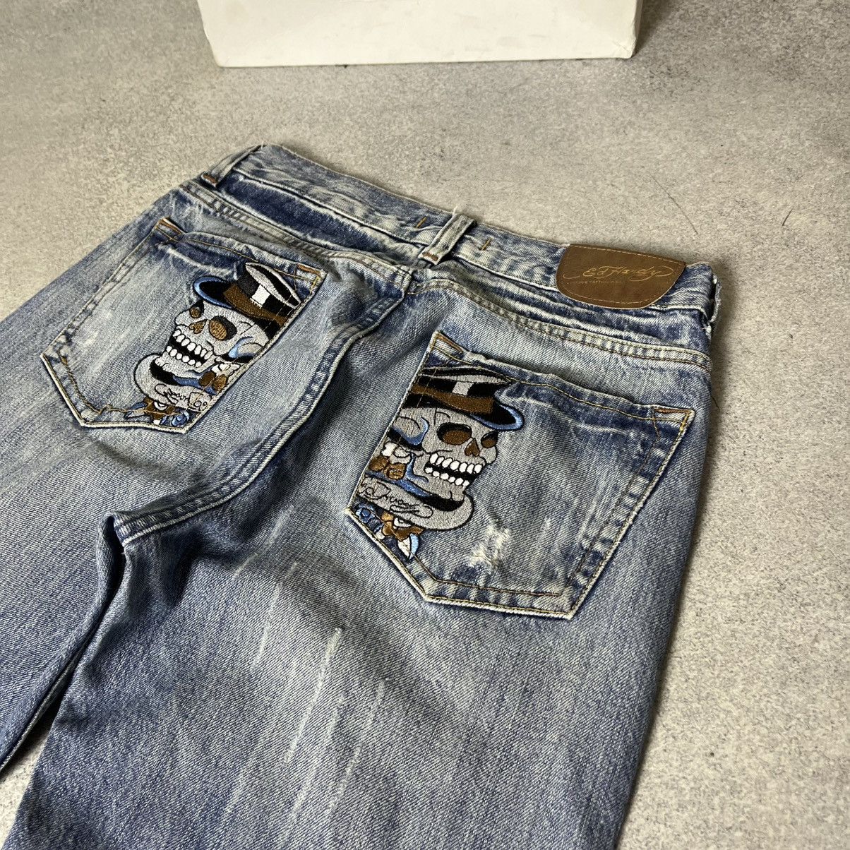 Ed Hardy Vintage Ed Hardy Jeans Baggy Japanese Y2K Size US 31 - 4 Thumbnail