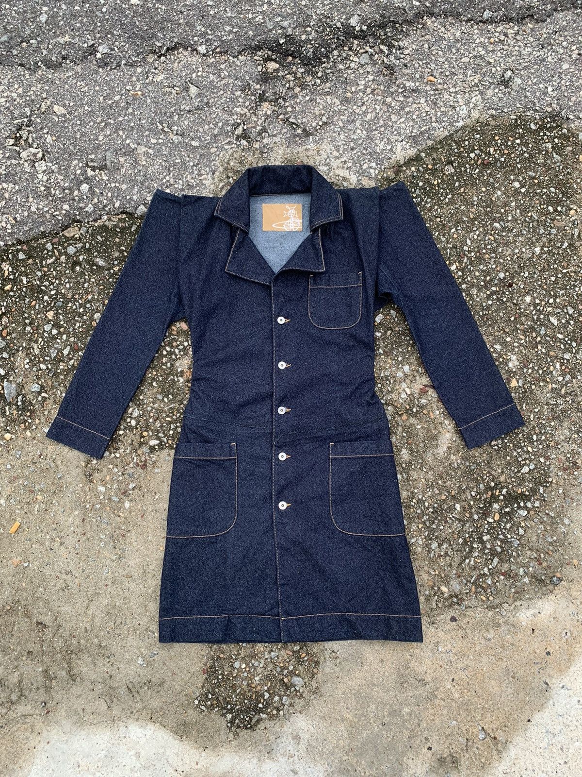 Vivienne Westwood VIVIENNE WESTWOOD DENIM JACKET RARE ITEM Size M / US 6-8 / IT 42-44 - 1 Thumbnail
