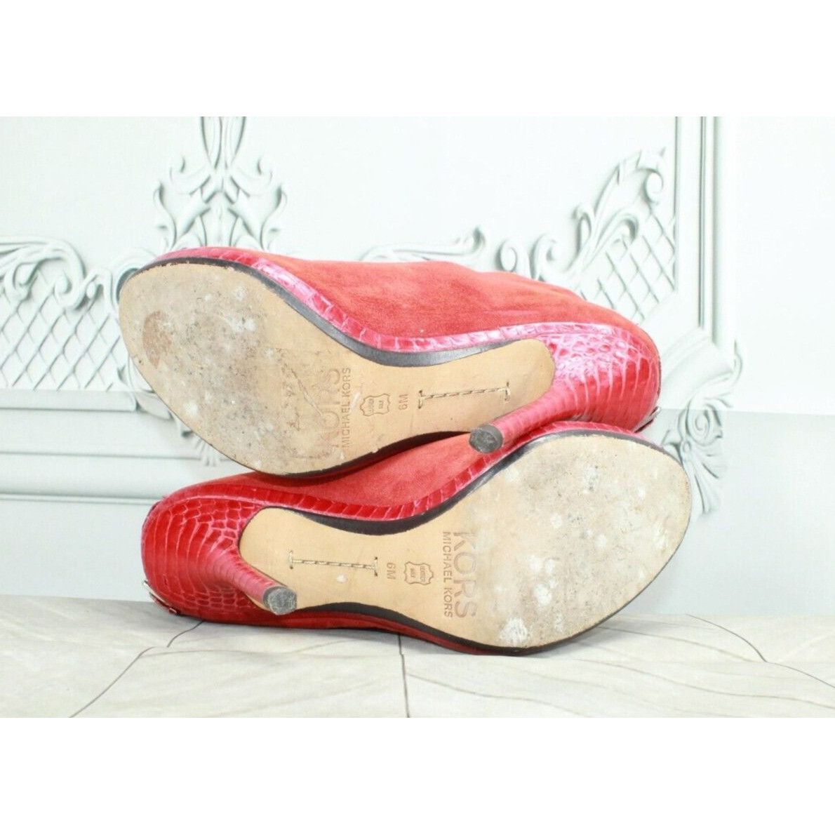 Michael Kors Michael Kors Peep Toe Platform Heels Fashion Boots Size US 6 / IT 36 - 9 Thumbnail