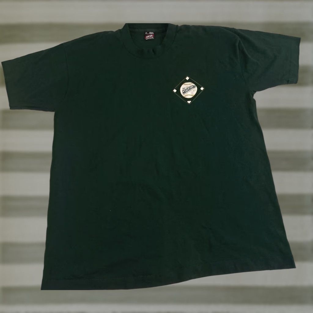 Fruit Of The Loom VINTAGE Dr McGillicuddy's USA Baseball Diamond Green T-Shirt XL Size US XL / EU 56 / 4 - 1 Thumbnail