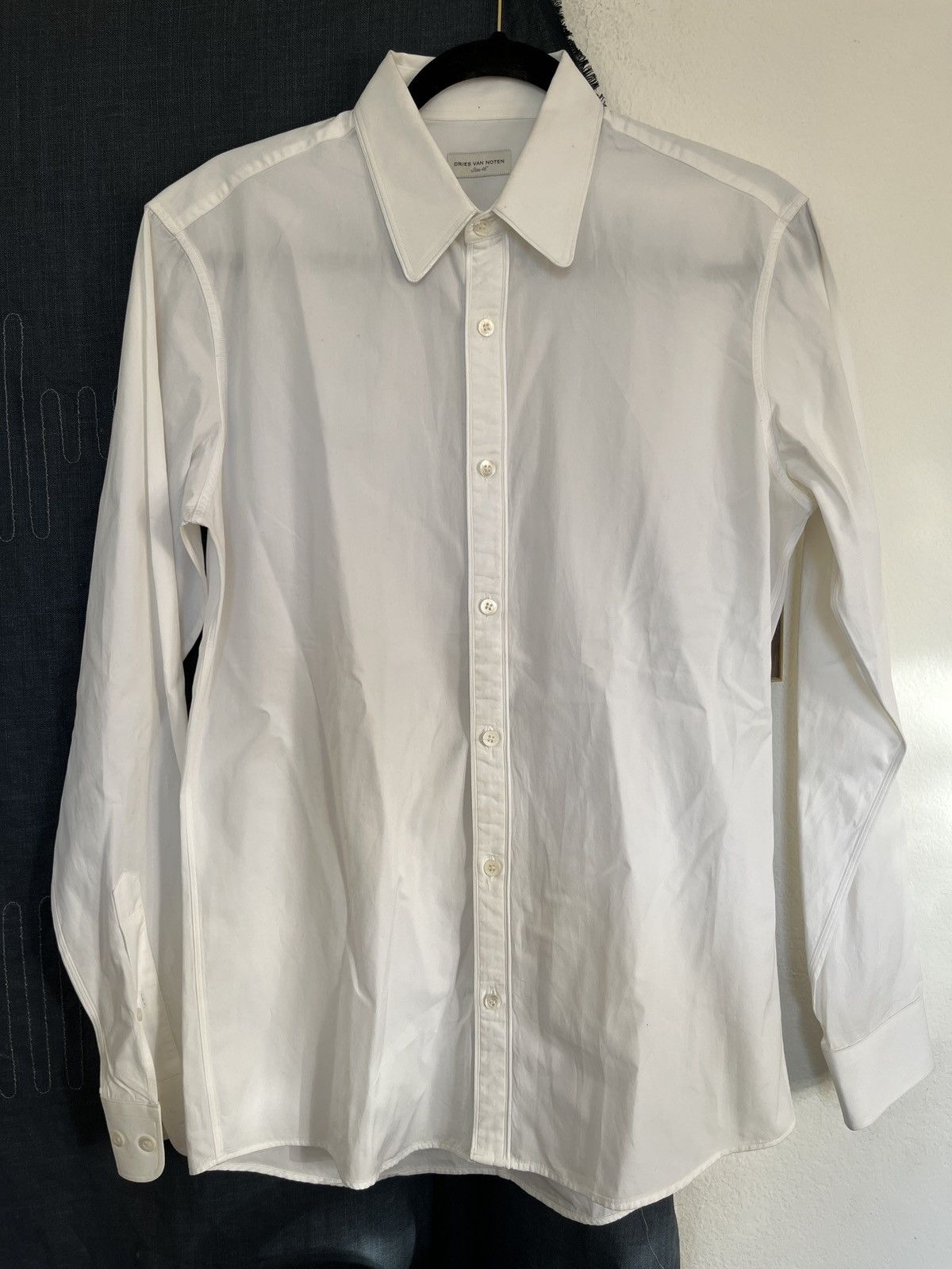 Dries Van Noten Classic white button up Size US S / EU 44-46 / 1 - 1 Thumbnail