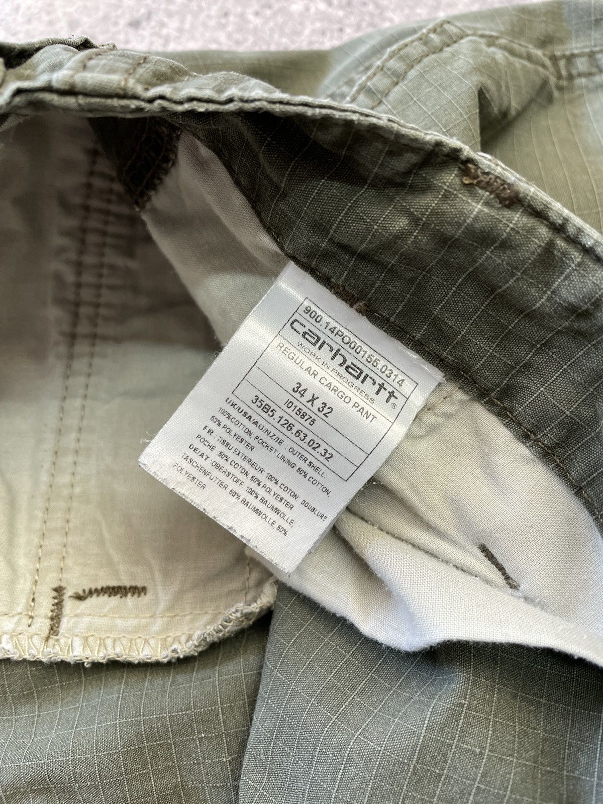 Nike × Vintage Vintage Regular Carhartt CargoJeans Pants Y2K Baggy Fit Size US 32 / EU 48 - 14 Thumbnail