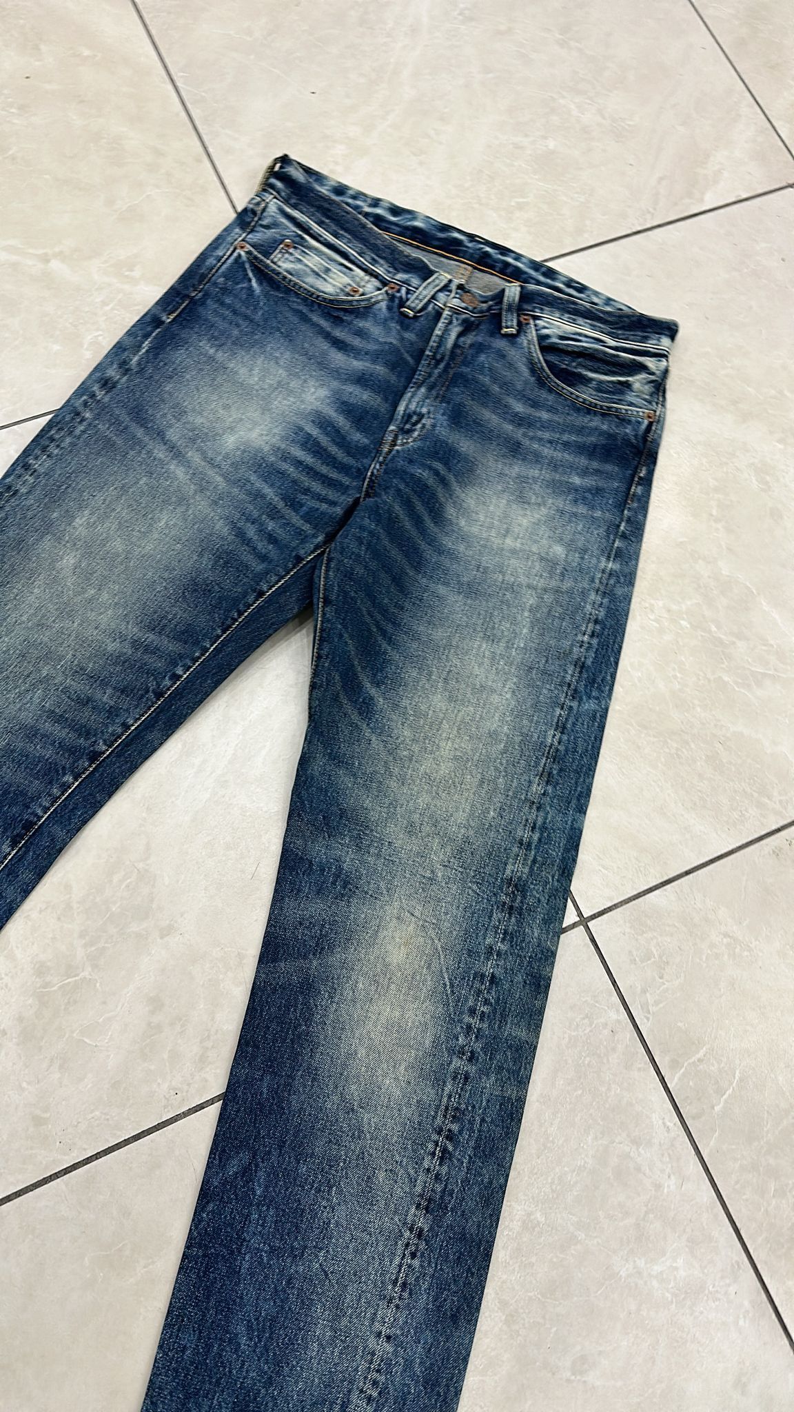 Levi's Vintage Clothing LVC Levi's Vintage Clothing 1954 501XX BigE Selvedge Jeans Size US 32 / EU 48 - 6 Thumbnail