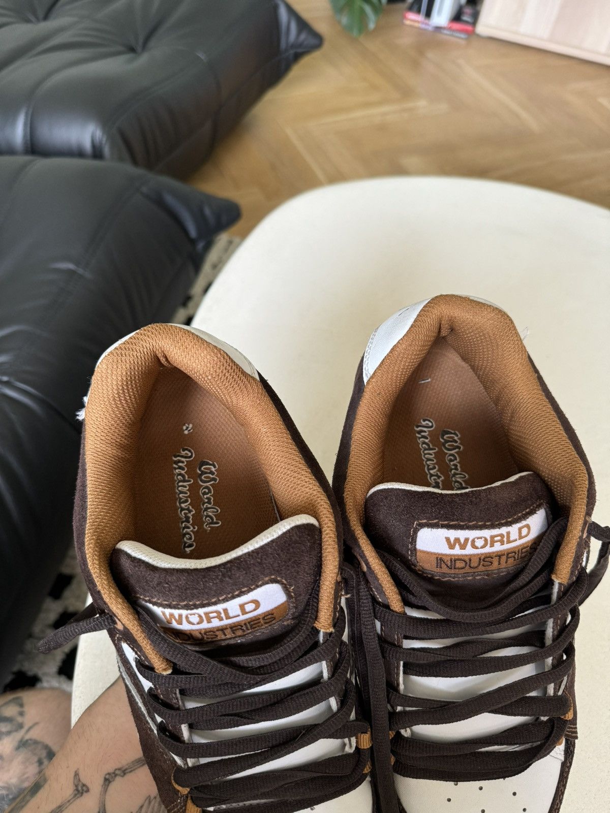 Hook-Ups Y2K Vintage World Industries Baggy Skate Shoes Rare Brown Size US 9 / EU 42 - 7 Thumbnail