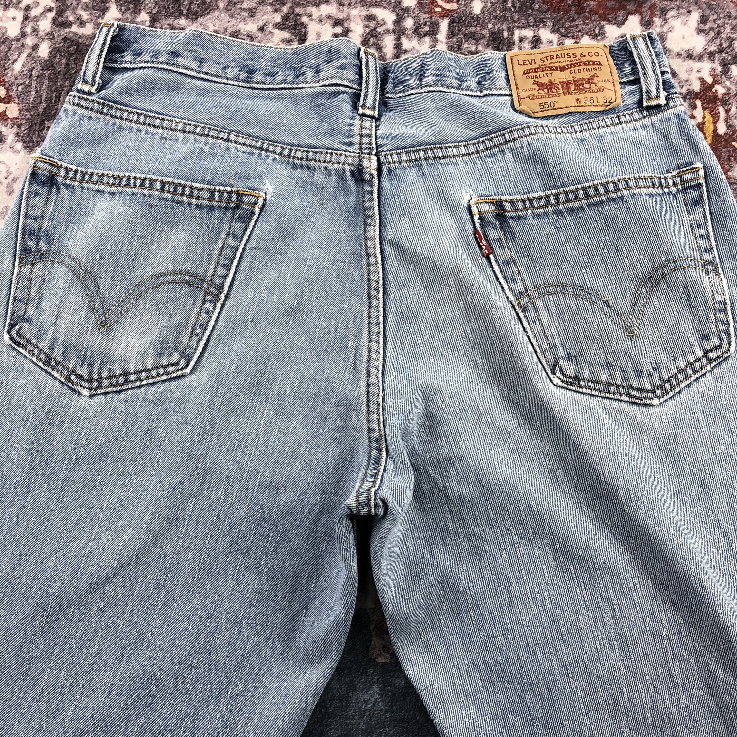 Levi's × Vintage Vintage Light Wash Levis 550 Jeans-JM2574 Size US 36 / EU 52 - 5 Thumbnail