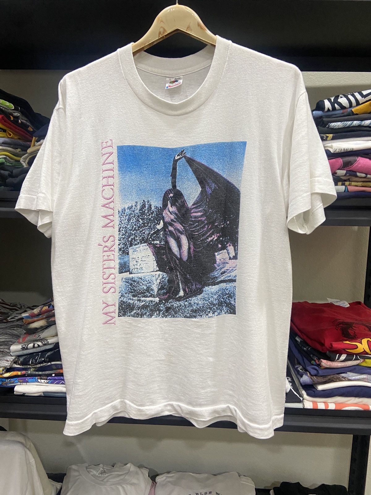 Band Tees × Vintage Rare Vintage 1992s My Sister’s Machine Grunge TOUR TShirt Size US L / EU 52-54 / 3 - 1 Thumbnail