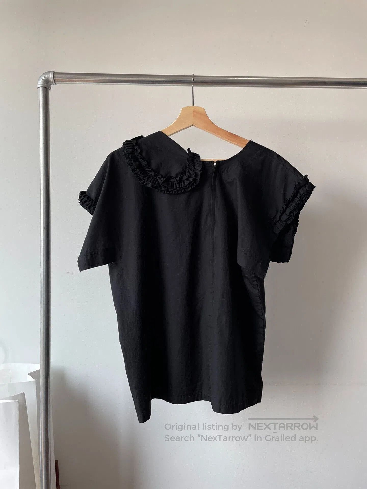 Comme des Garcons PLAY Comme des Garçons Black Lace Short-Sleeve Top. Size M / US 6-8 / IT 42-44 - 2 Thumbnail
