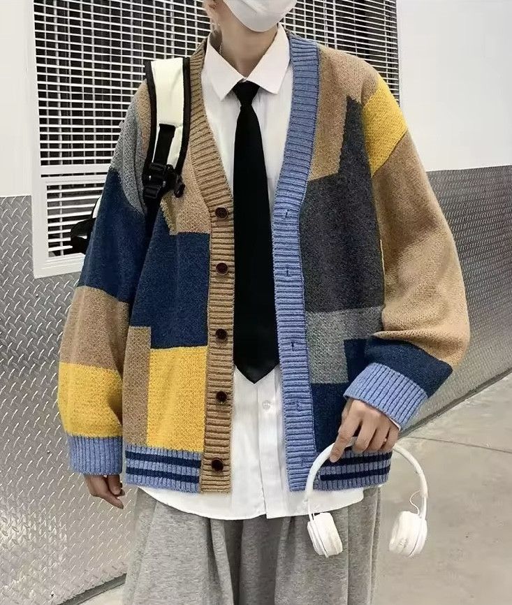 Japanese Brand Unisex Fancy Cardigan Knitwear Jumper Spring Summer Size US M / EU 48-50 / 2 - 1 Thumbnail