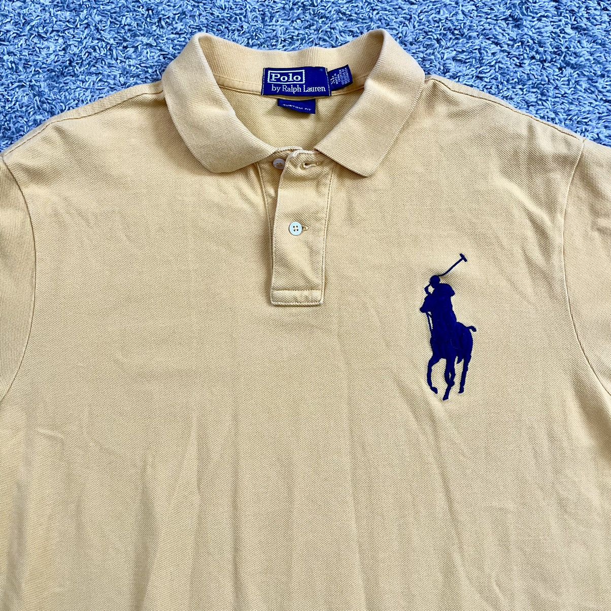 Polo Ralph Lauren × Wu-Tang Clan 🔴Polo Ralph Lauren Shirt Size XL Yellow Big Pony WuTang Size US XL / EU 56 / 4 - 2 Thumbnail