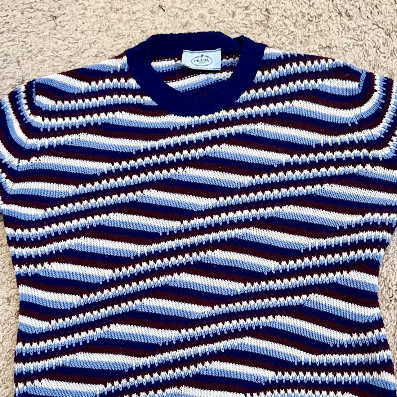 Prada Prada 2019 Striped Cashmere Sweater Size L / US 10 / IT 46 - 3 Thumbnail