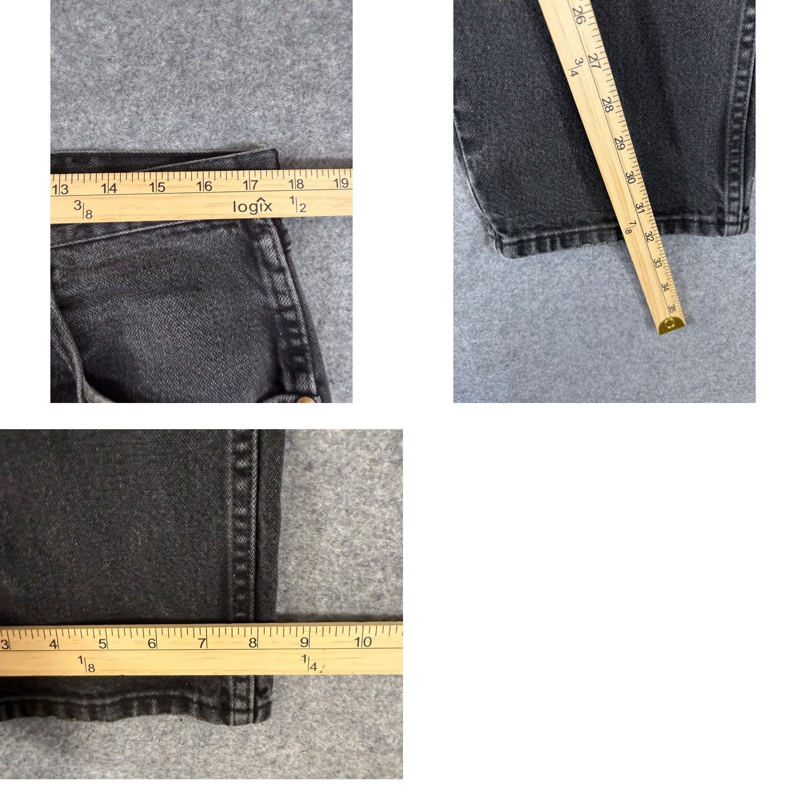 Wrangler Wrangler Cowboy Cut Jeans Mens 35x32 Gray Denim Relaxed Fit 90s Western Pockets Jeans Regular Mens Size US 35 - 9 Thumbnail
