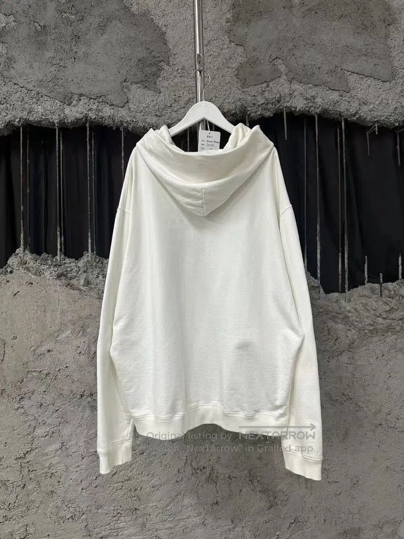 Maison Margiela Maison Margiela White Hoodie with Graphic Print. Size US M / EU 48-50 / 2 - 2 Thumbnail