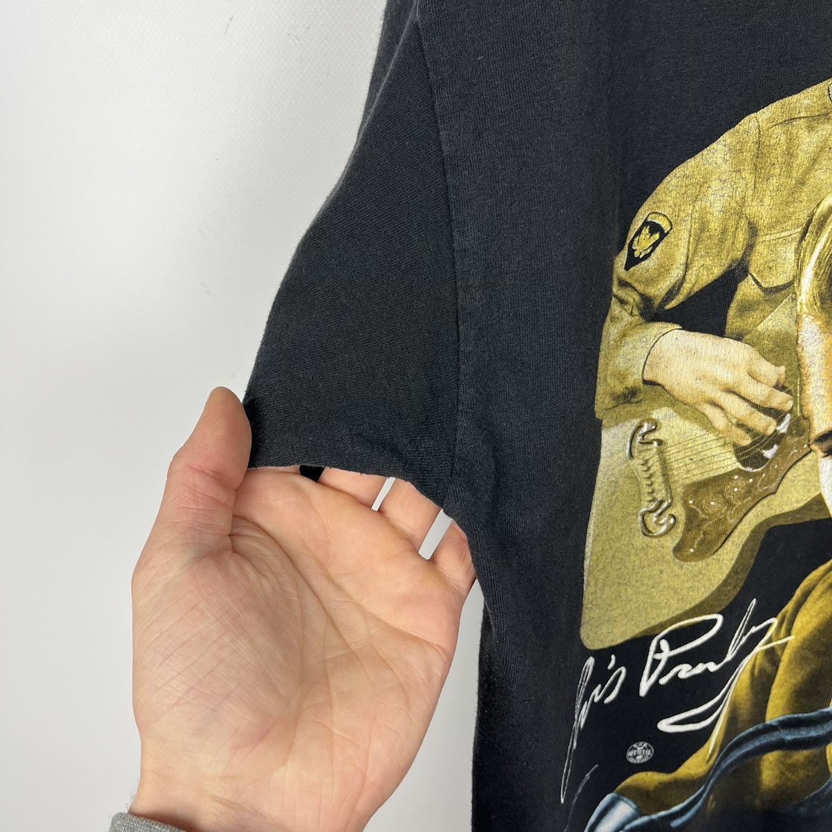 Band Tees × Vintage Vintage Elvis Presley rock n roll singer tee 1996 Size US XL / EU 56 / 4 - 12 Thumbnail
