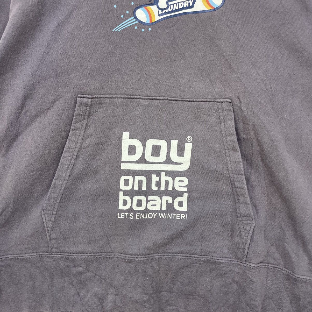 Japanese Brand × Vintage Vintage Japanese Brand Boy On The Board Sweater Hooded J Size US M / EU 48-50 / 2 - 4 Thumbnail