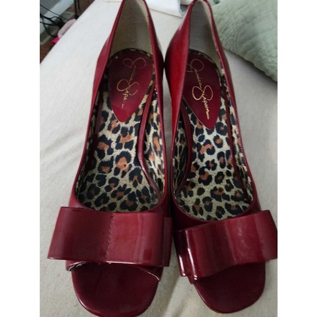 Jessica Simpson Red Jessica Simpson Pumps. Size US 7 / IT 37 - 2 Thumbnail
