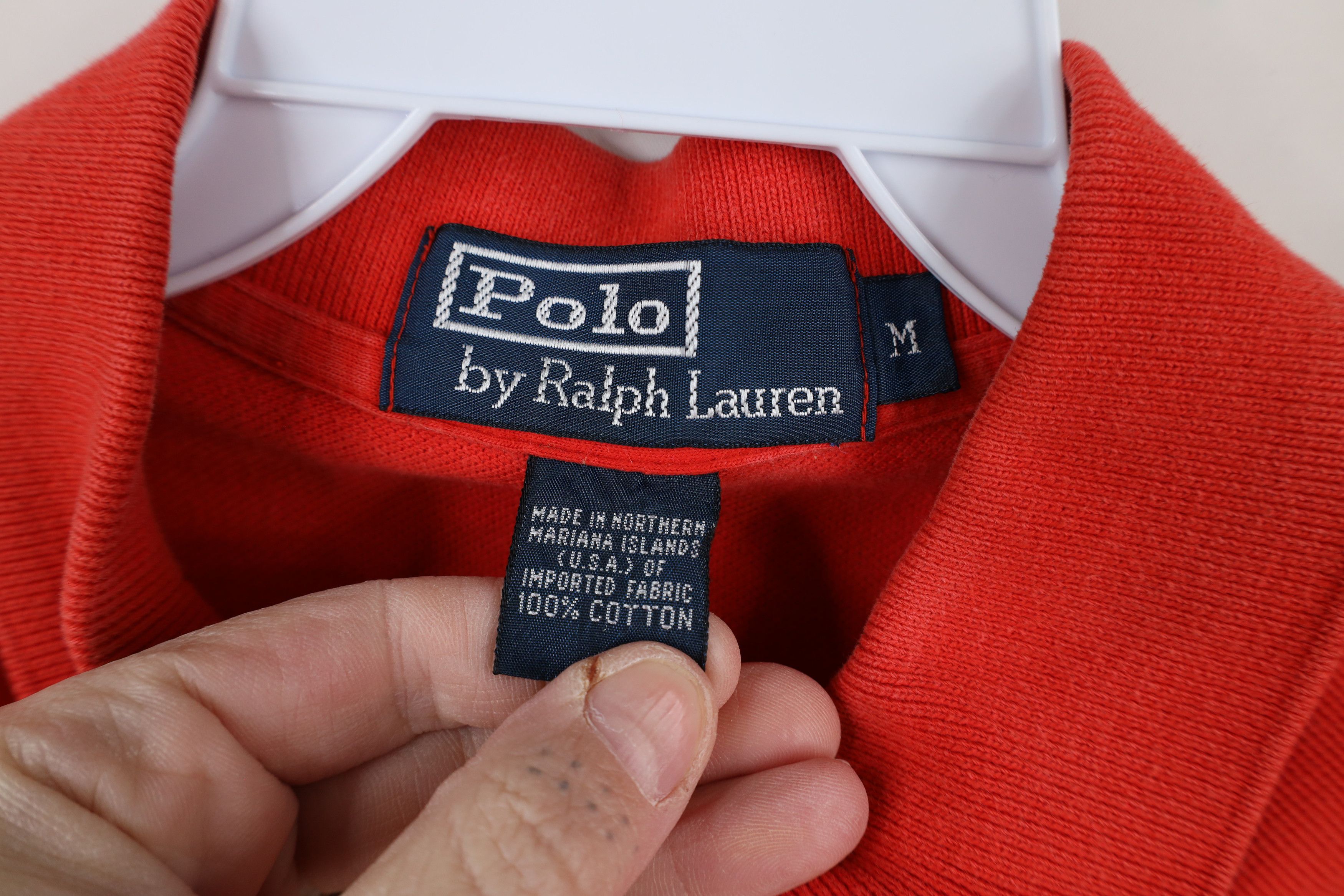 Ralph Lauren × Vintage Vintage 90s Ralph Lauren Pique Cotton Golf Polo Shirt USA Size US M / EU 48-50 / 2 - 5 Thumbnail