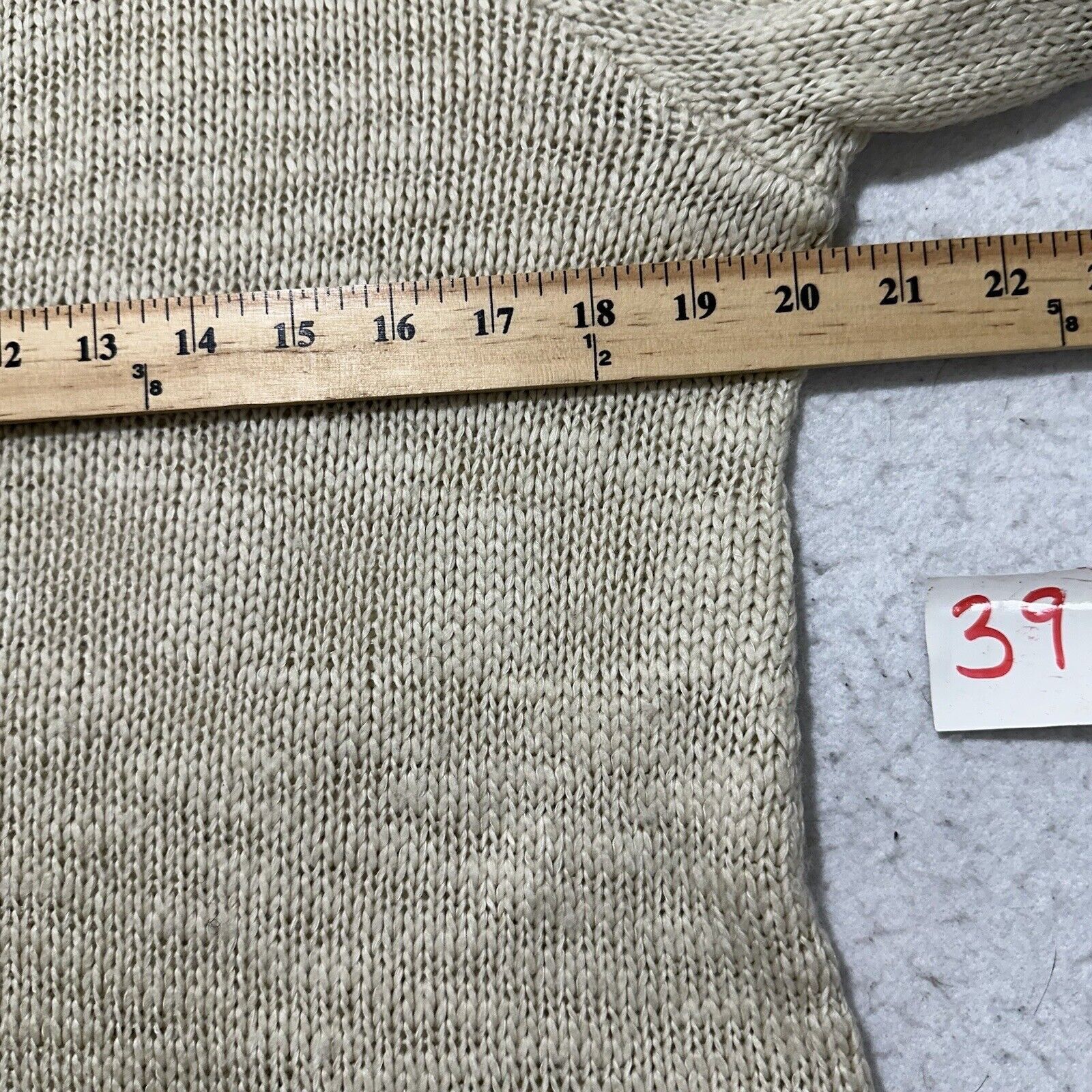 H&M H&M Medium Cowl Neck Wool Blend Pullover Sweater Beige Knit Size M / US 6-8 / IT 42-44 - 8 Thumbnail