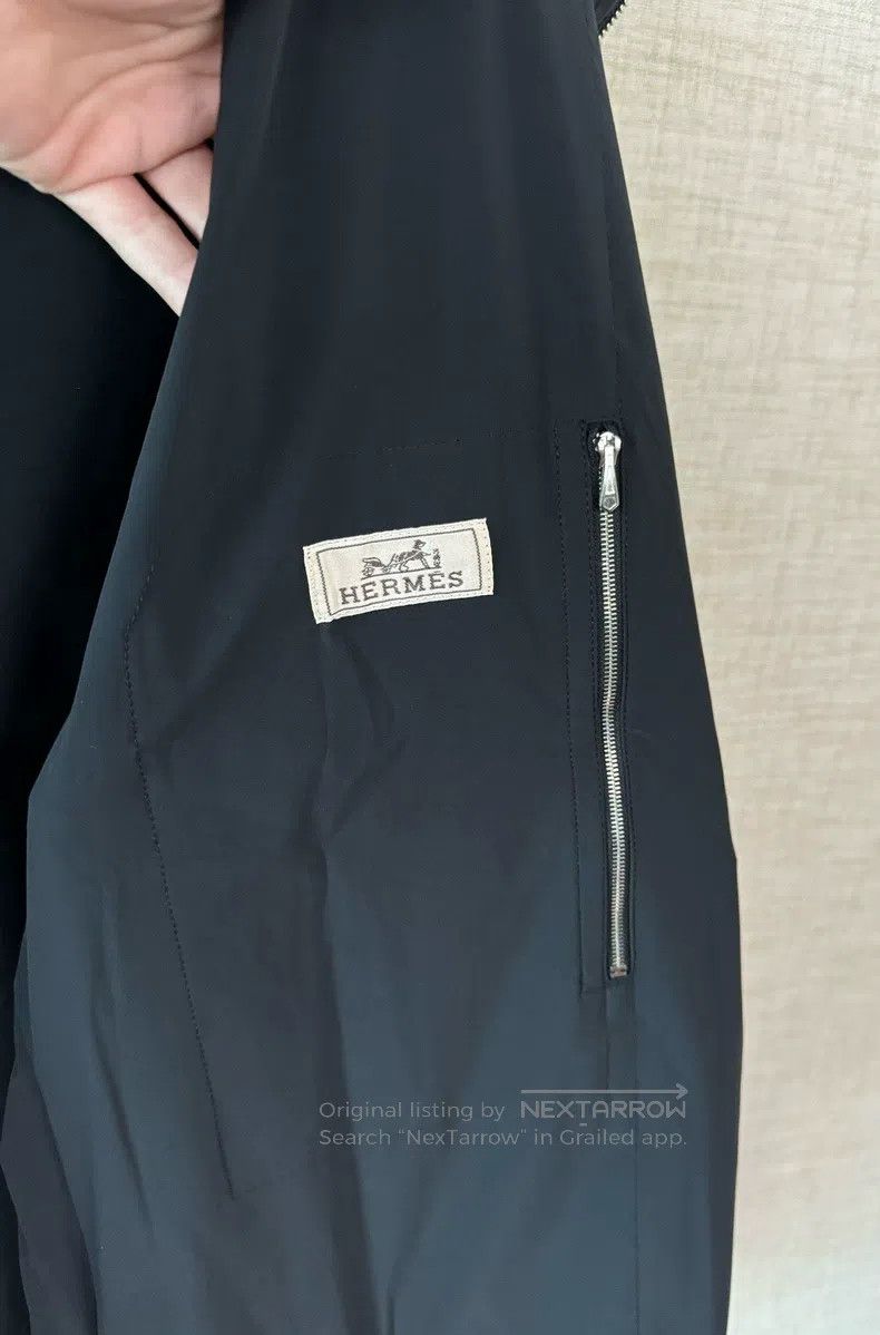 Hermes Hermes Men's Tech Fabric Hooded Jacket Size US M / EU 48-50 / 2 - 4 Thumbnail