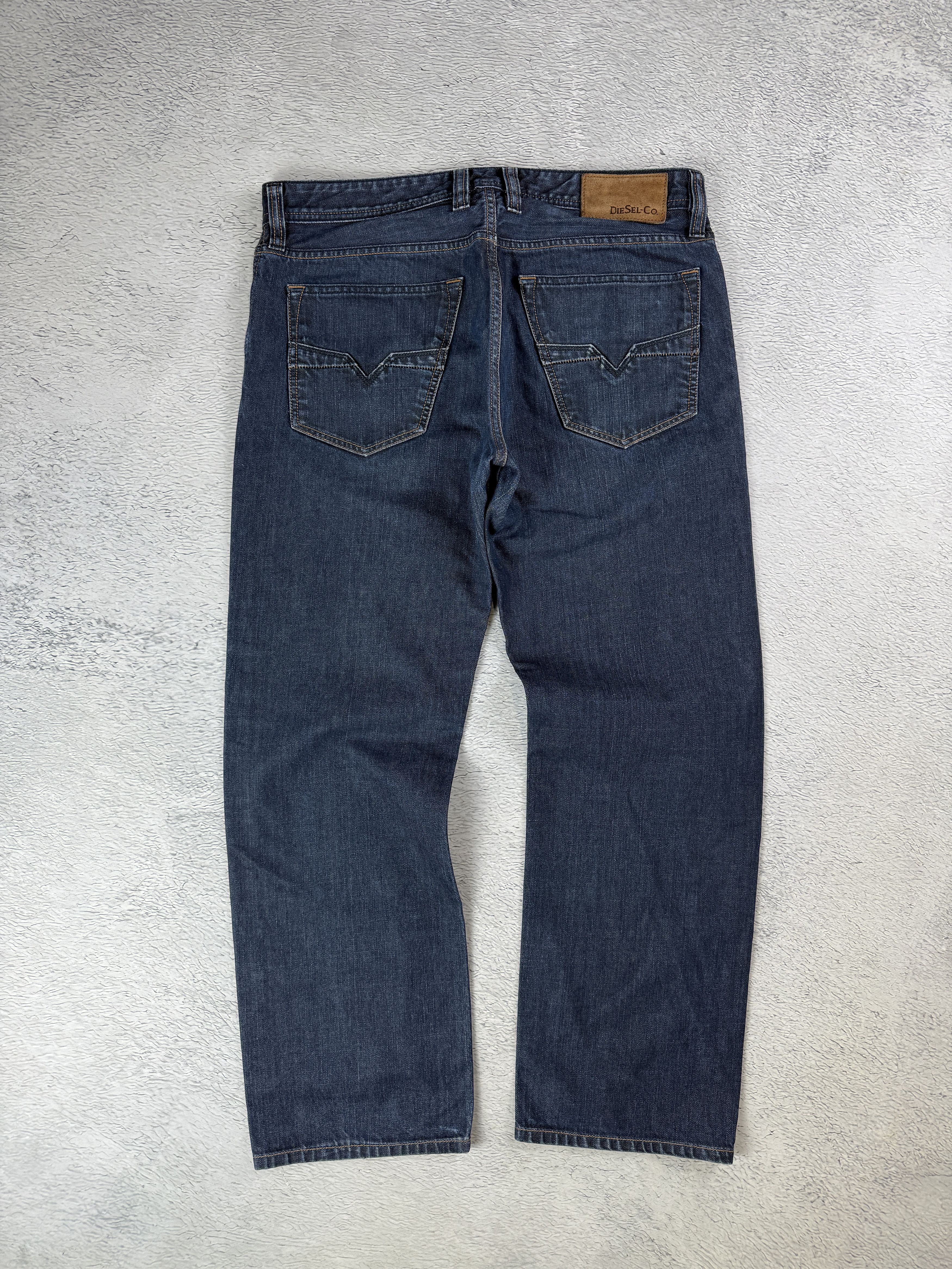 Diesel Diesel Jeans Lakree Relaxed 0088Z Comfort Straight Fit Blue Size US 34 / EU 50 - 2 Thumbnail