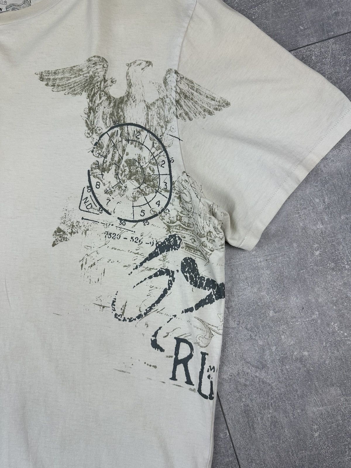 Denim & Supply Ralph Lauren Polo Jeans Ralph Lauren Graphic Print Logo T-Shirt Size US XXL / EU 58 / 5 - 4 Thumbnail