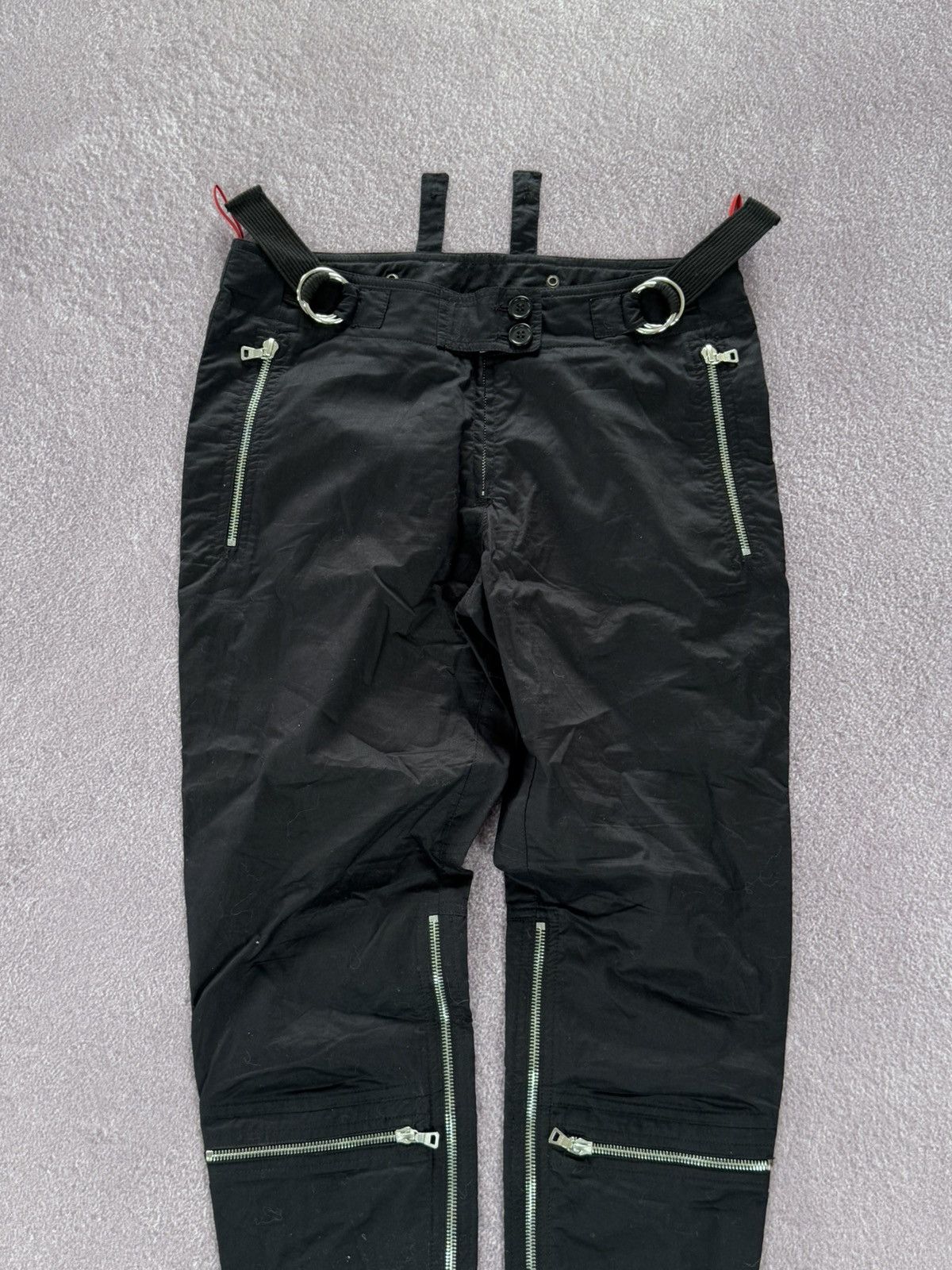 Prada Prada 00’s Archival Multi Zip Luxury Unique Pants Size 30" / US 8 / IT 44 - 3 Thumbnail