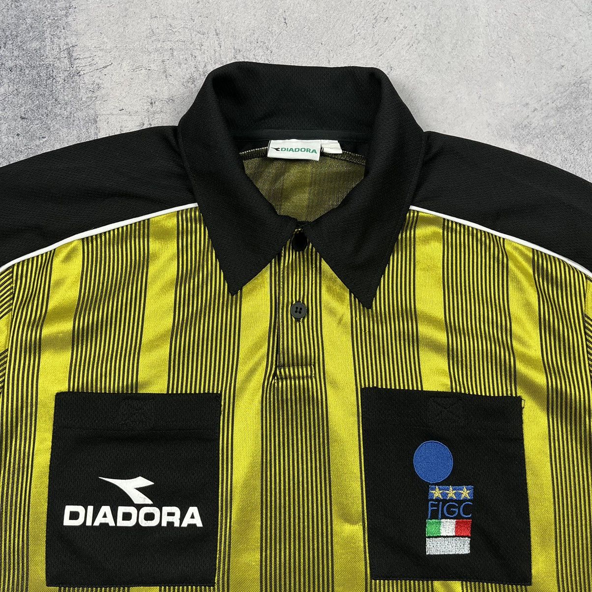 Diadora Vintage Diadora Italy Soccer rare Referee jersey 90’s Size US L / EU 52-54 / 3 - 5 Thumbnail