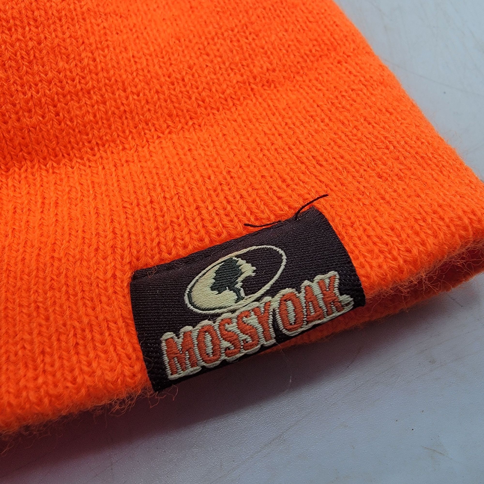 Mossy Oaks Mossy Oak Blaze Orange Beanie Hat Winter Warm Snow Casual Co Size ONE SIZE - 3 Thumbnail