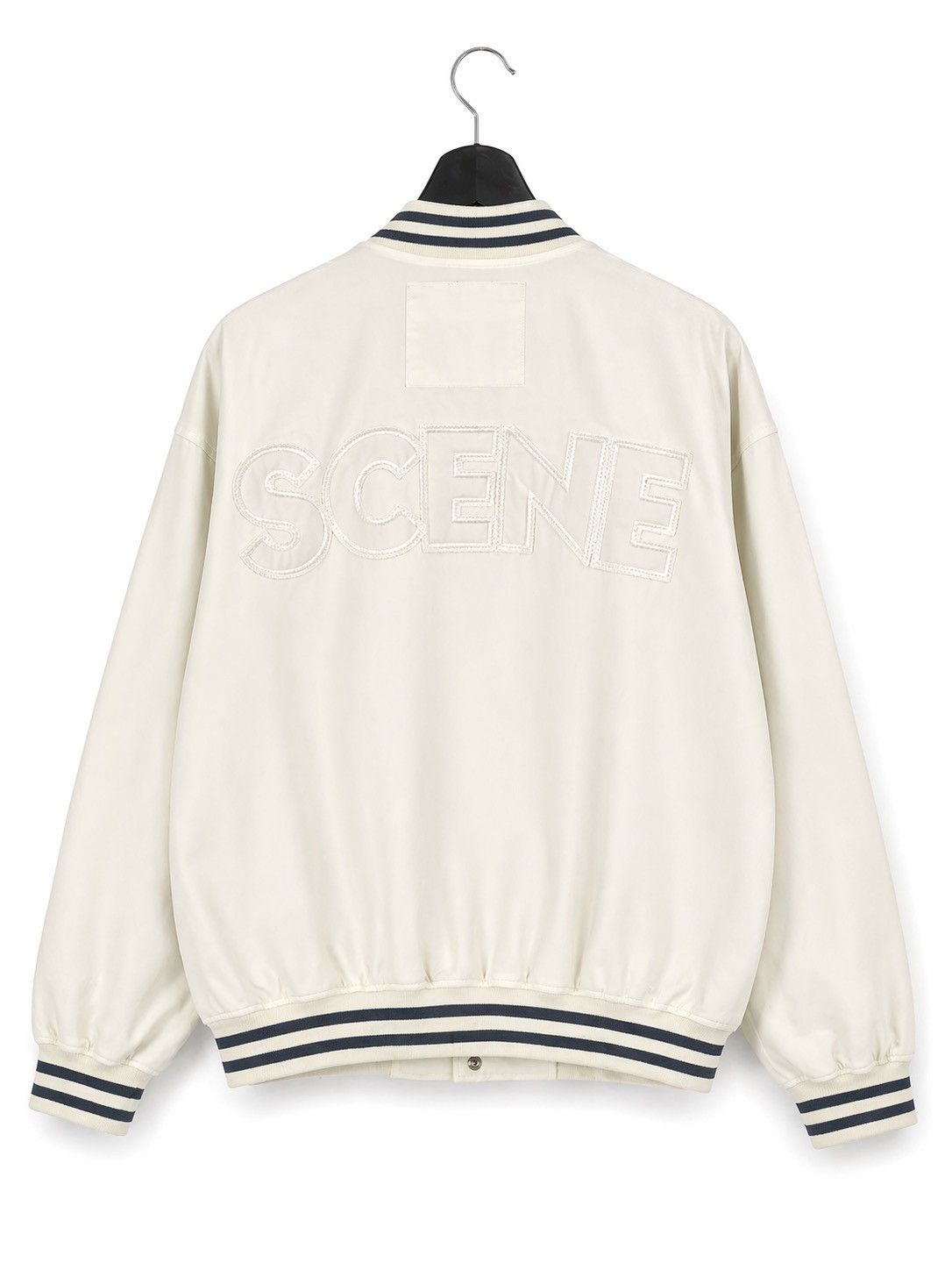 Vintage Vintage Varsity “SCENE” Embroidery Snap Button Retro Bomber Size US L / EU 52-54 / 3 - 1 Thumbnail