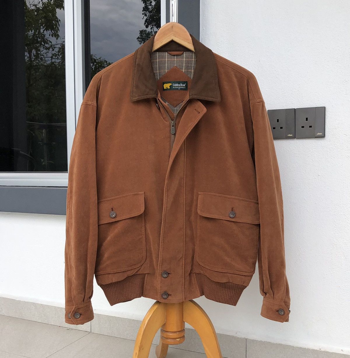 Golden Bear Vintage Golden Bear by Jack Nicklaus Bomber Jacket Size US M / EU 48-50 / 2 - 8 Thumbnail