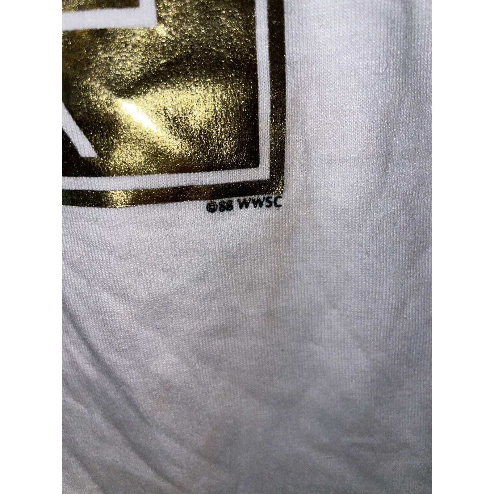 Jerzees Vintage Virginia City Nevada Shirt Reflective White M Tee Size US M / EU 48-50 / 2 - 6 Thumbnail
