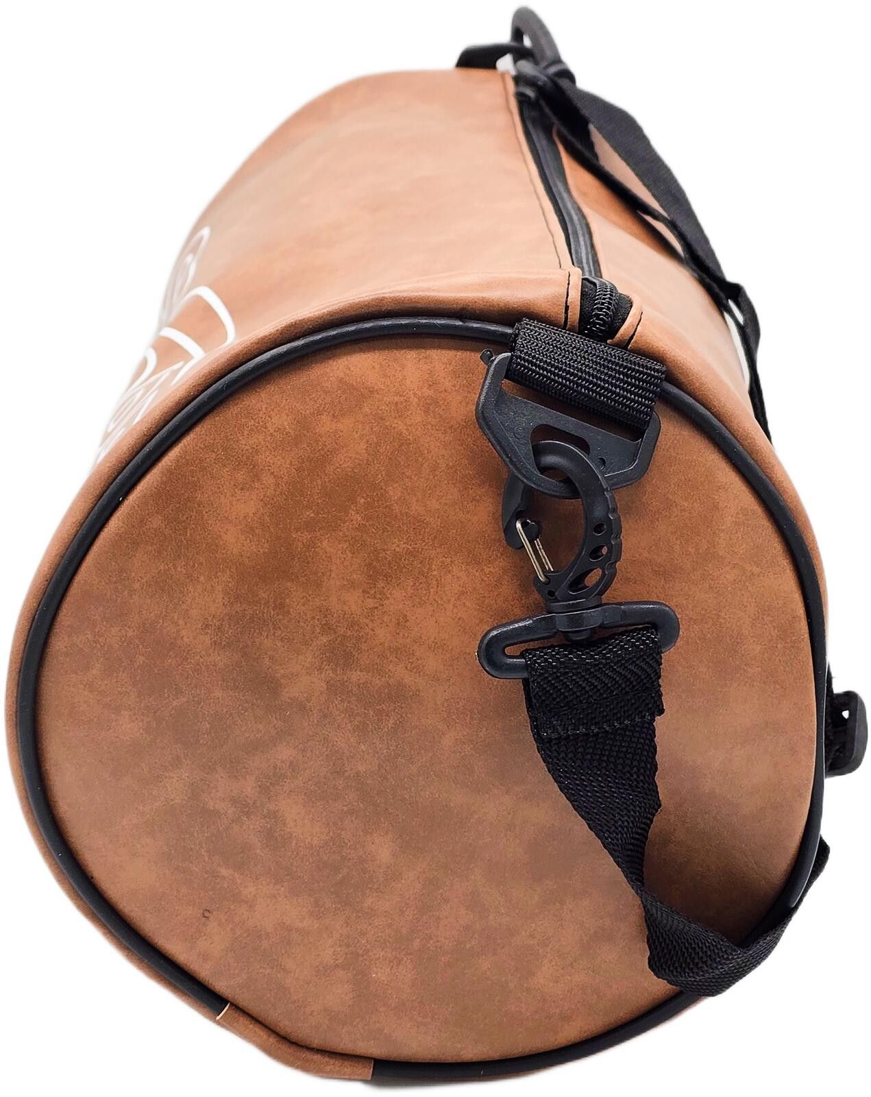 Genetic Manipulation Shinichiro Kuriya Brown Sport Barrel Duffel Bag with Adjustable Strap Size ONE SIZE - 3 Thumbnail