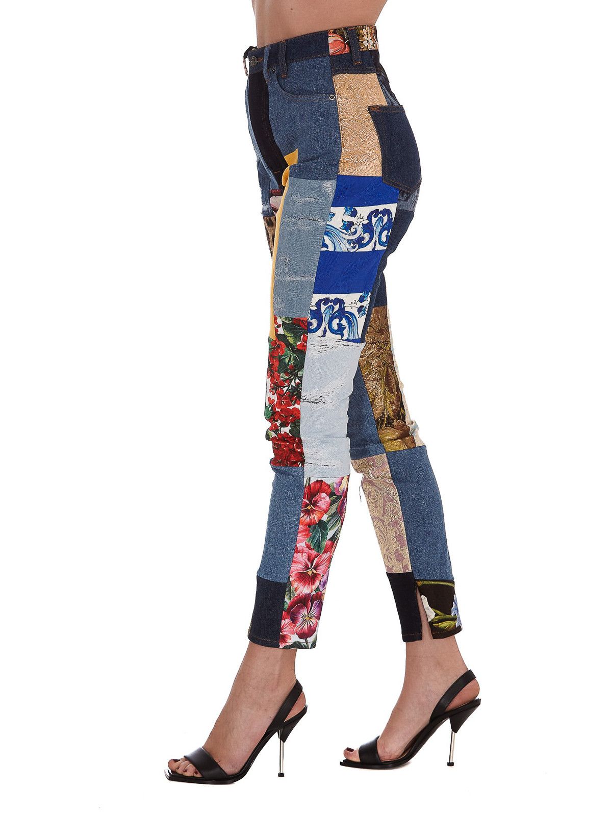 Dolce & Gabbana o1y0825 Denim Pant in Multicolor Size 25" / US 0 / IT 36 - 5 Thumbnail